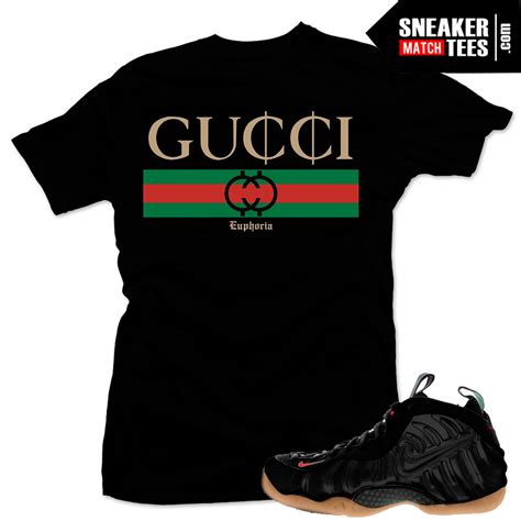 gucci foam slides|nike foamposite gucci shirts.